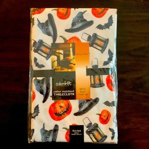 Colordrift water resistant Halloween tablecloth 70 inch round